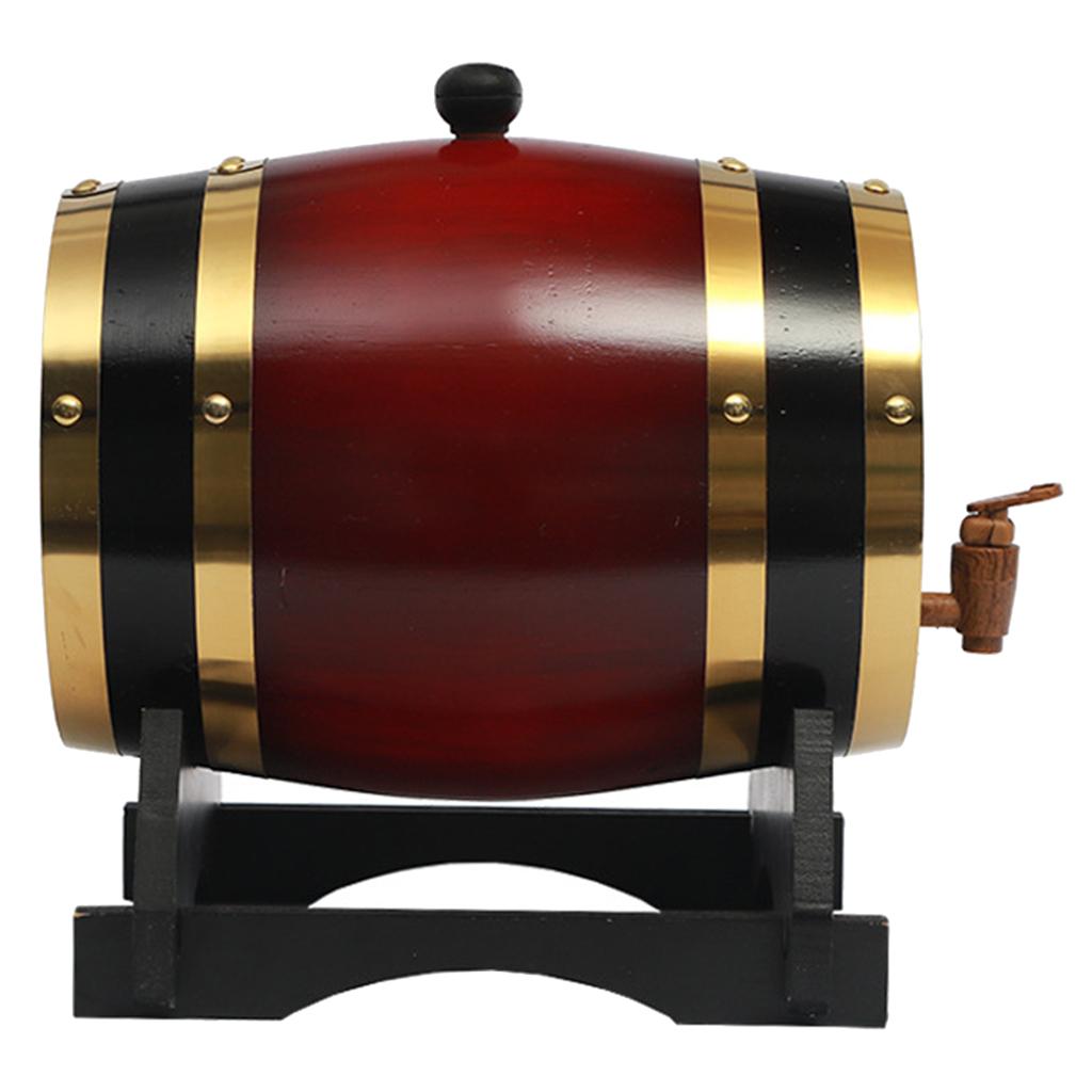 Wine Beer Tequila - 1pc Oak Wine Barrel Brewing Port
