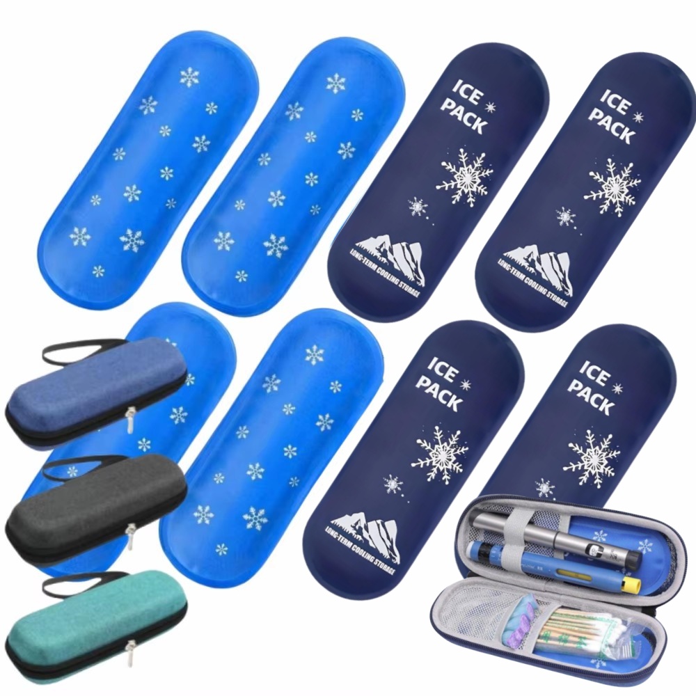 Wine Beer Refrigerator - 1/6pcs Insulin Gel Ice Bag Reusable