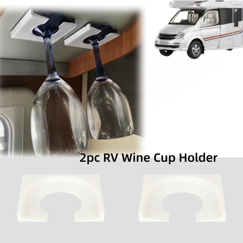 Wine & Beer Tours Of Nova Scotia - 2pc RV Campervan Wine Cup Holder