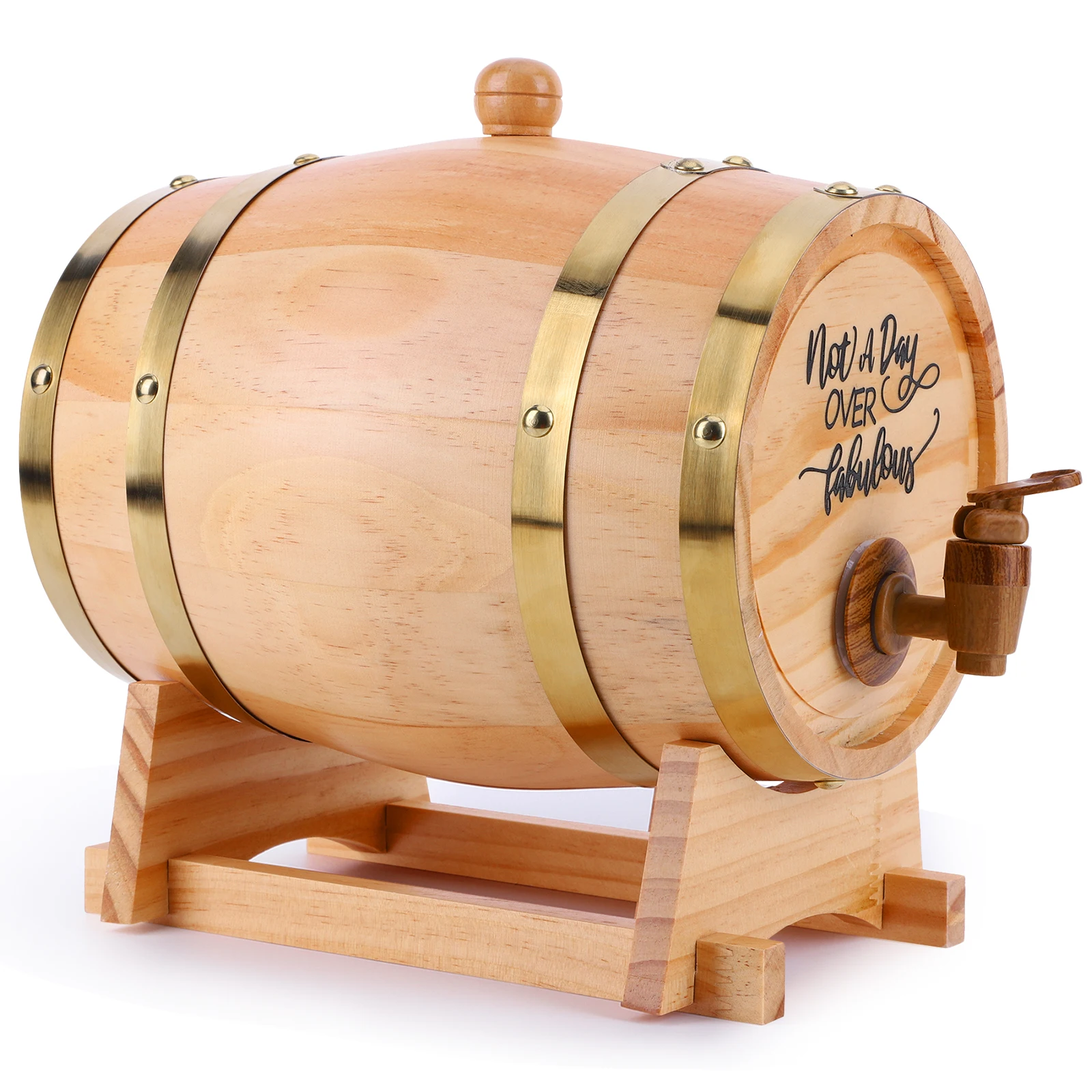 3L Wooden Whiskey Barrel with  - Wine Beer Tequila review and price