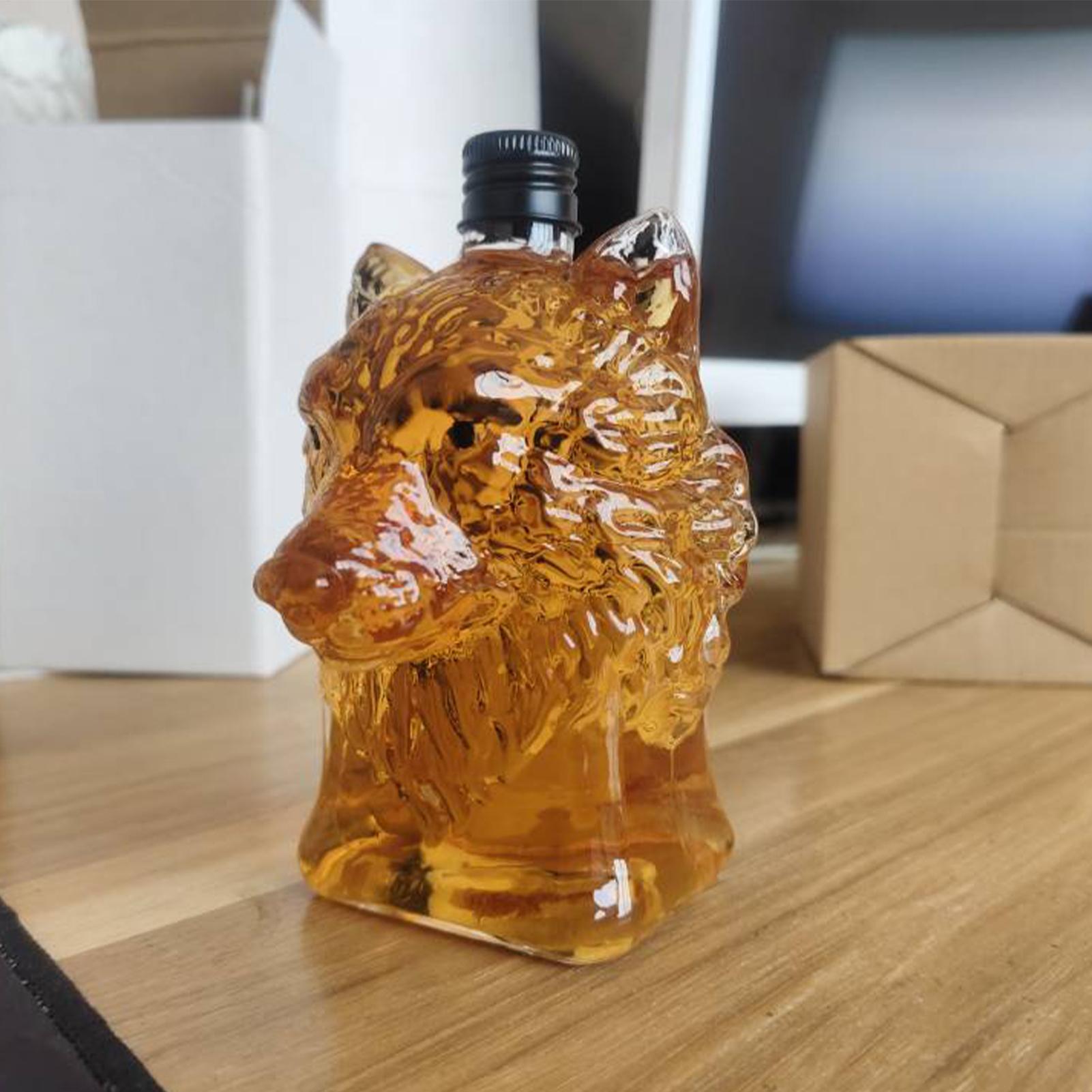 Wolf Art Statue Wine bottle Wh - Wine & Beer Tours Of Nova Scotia review and price