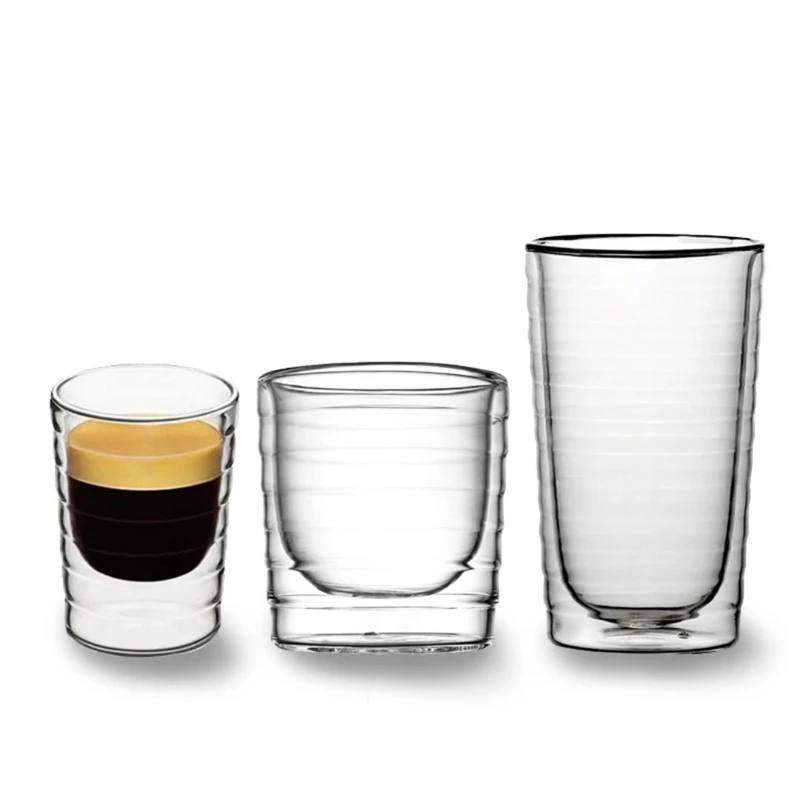Handmade Double Wall Glass Cup - Wine Beer Tequila review and price
