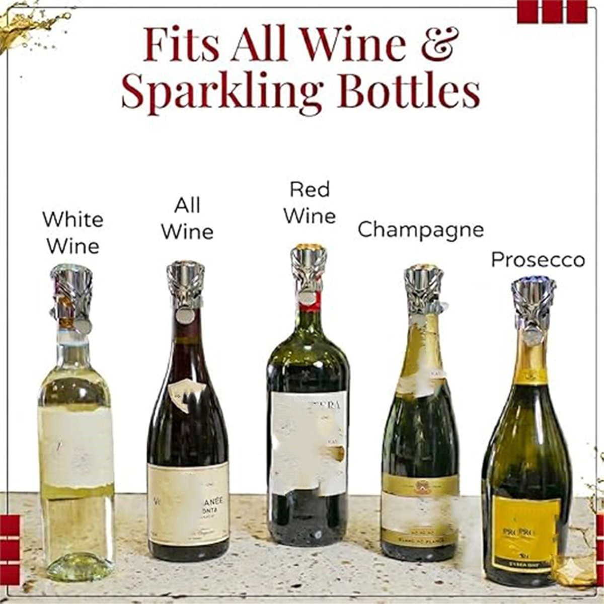 (A02R] 2Pcs Wine Stopper & Cha - Wine & Beer Tours Of Nova Scotia review and price